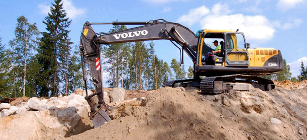 Heinävesi maansiirto maarakennus Jylhan Sora